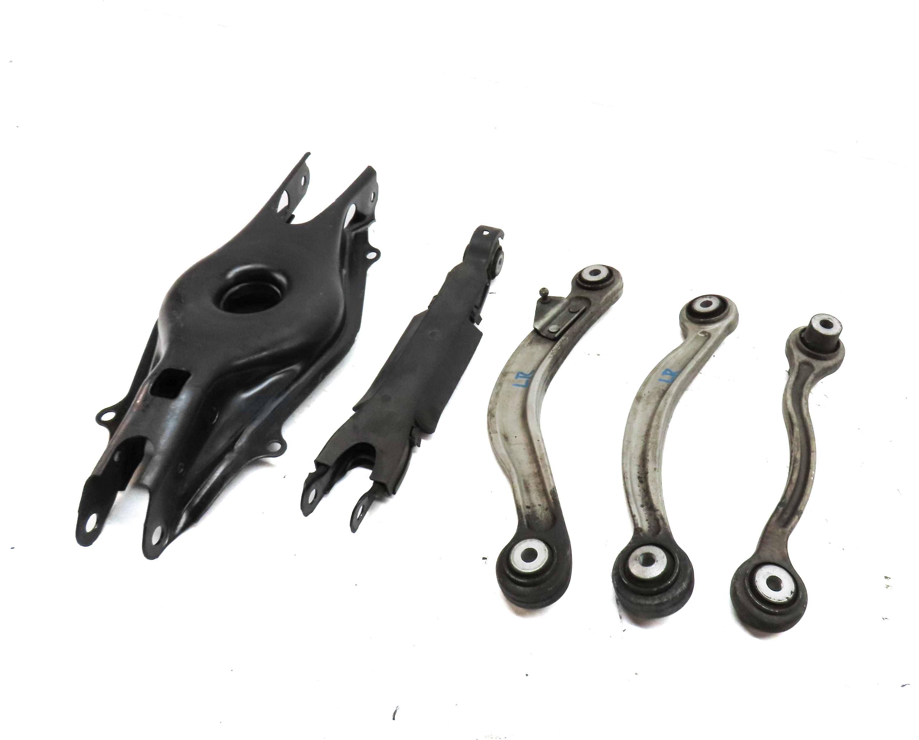 2011 MERCEDES GLK350 (X204) REAR LEFT UPPER & LOWER CONTROL ARM SET 5 — exact item pictured